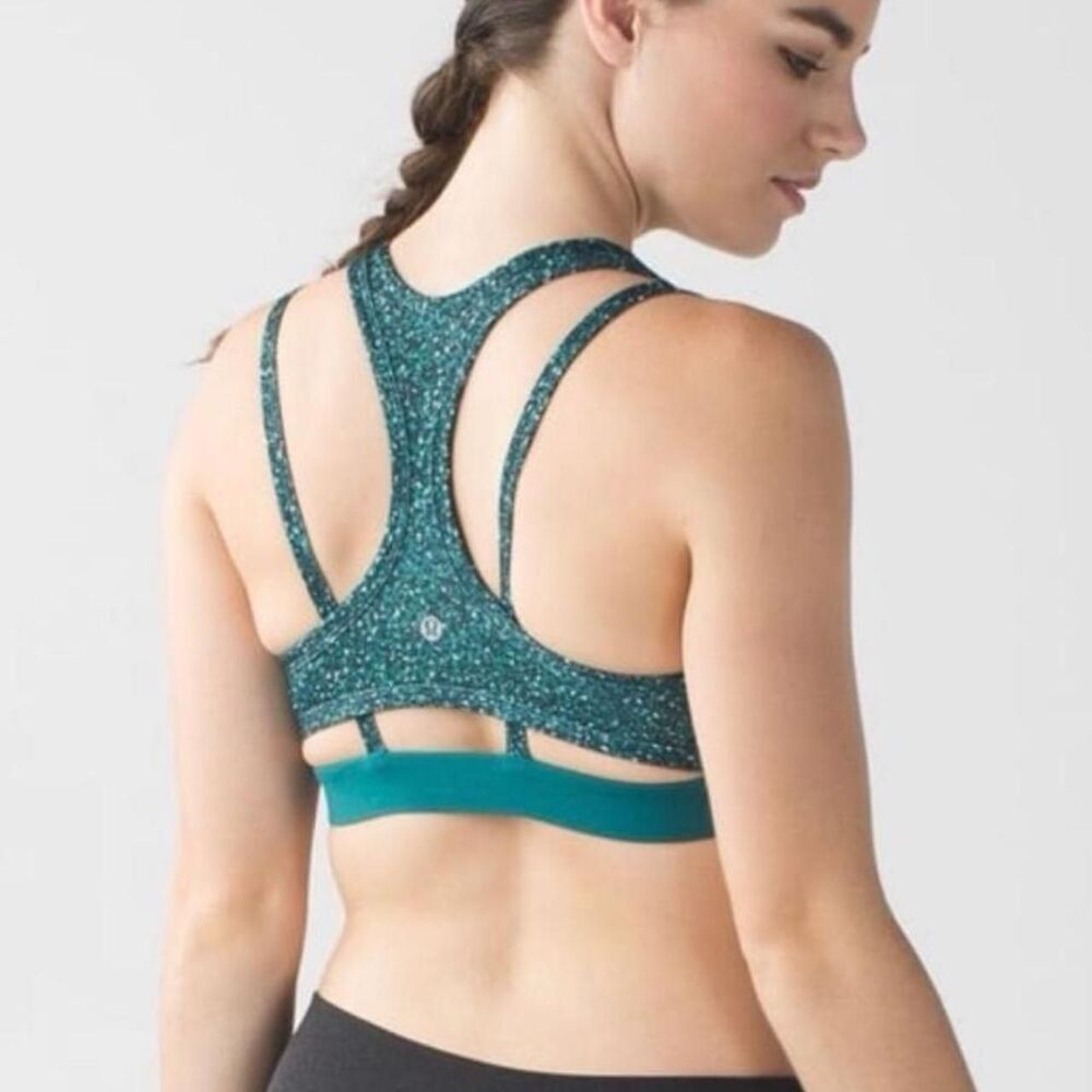 Lululemon green splendour sports bra size small
